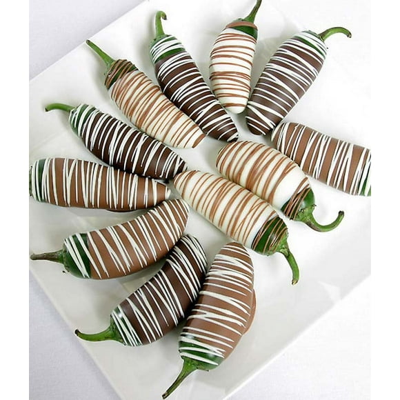 From You Flowers - Belgian Chocolate Covered Jalepenos - 1 Pound for Birthday, Anniversary, Get Well, Congratulations, Thank You, All Occasions