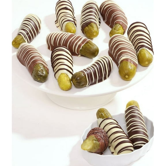 From You Flowers - Belgian Chocolate Covered Pickles for Birthday, Anniversary, Get Well, Congratulations, Thank You, All Occasions