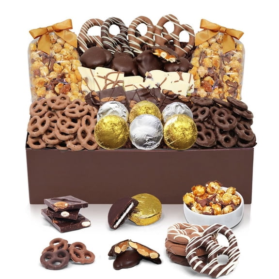 From You Flowers - Belgian Chocolate Covered Snack Tray for Birthday, Anniversary, Get Well, Congratulations, Thank You, All Occasions