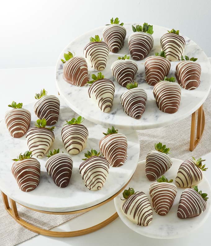 From You Flowers - Belgian Chocolate Dipped Strawberries - 24 Pieces for Birthday, Anniversary, Get Well, Congratulations, Thank You, All Occasions