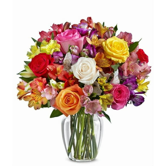 From You Flowers - Bright & Sunny Rose Bouquet for Birthday, Anniversary, Get Well, Congratulations, Thank You, All Occasions