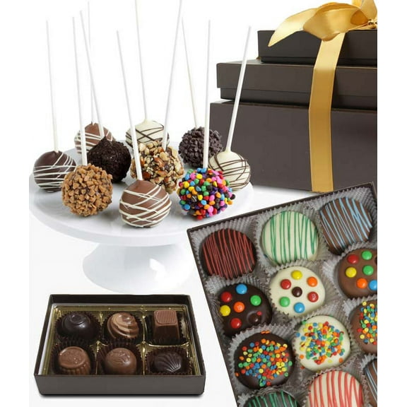 From You Flowers - Chocolate Covered Birthday Gift Tower (28 pieces)