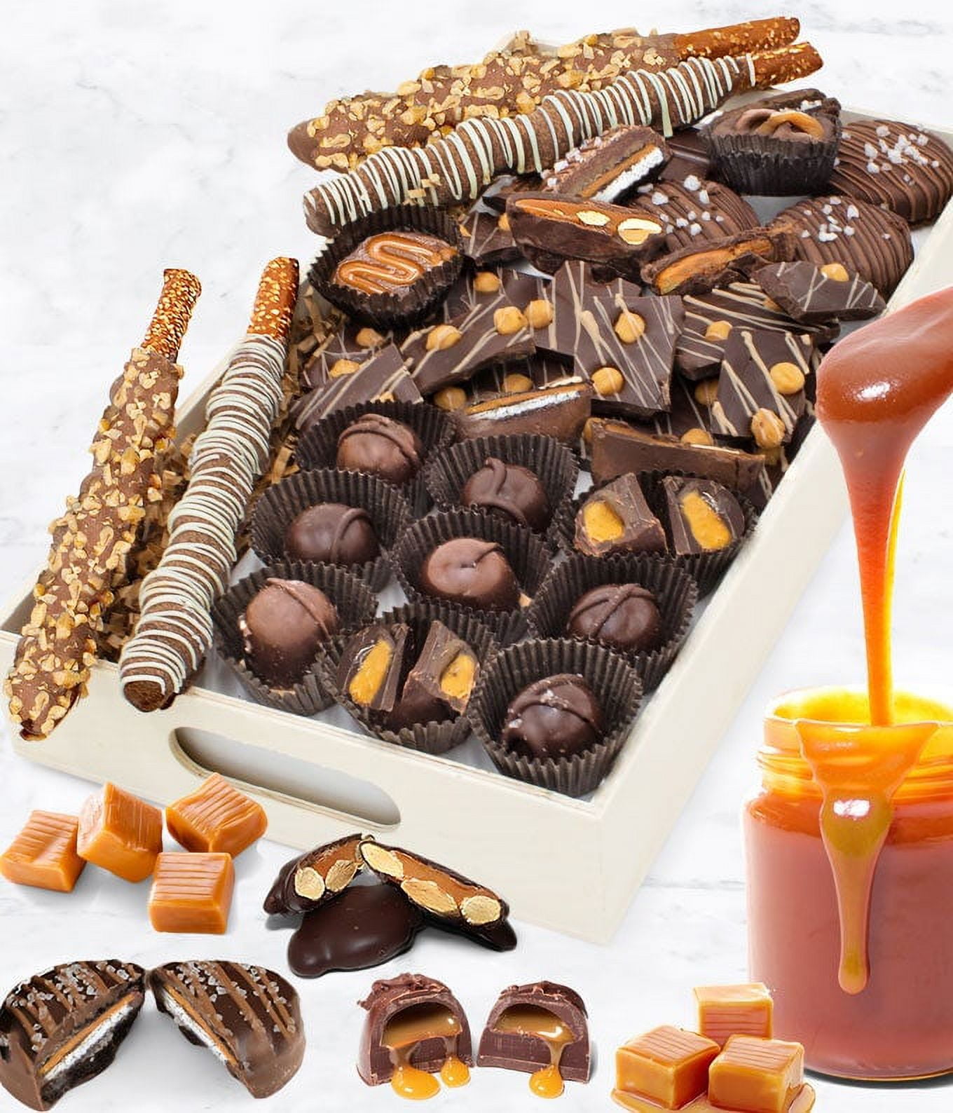 From You Flowers - Chocolate Covered Caramel Treats for Birthday ...