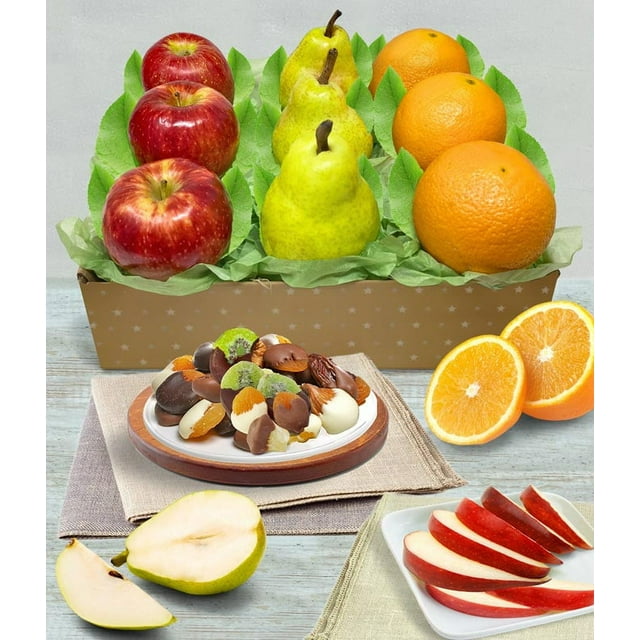 From You Flowers - Classic Fruit Gift Basket for Birthday, Anniversary, Get Well, Congratulations, Thank You, All Occasions