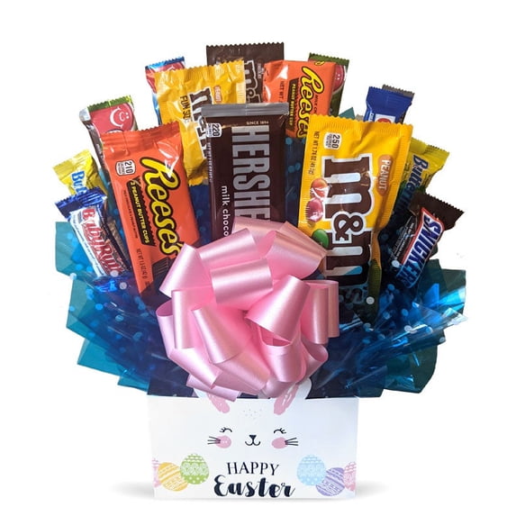 From You Flowers - Cottontail Candy Bouquet for Birthday, Anniversary, Get Well, Congratulations, Thank You, All Occasions