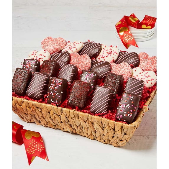 From You Flowers - Gourmet Valentine's Day Brownie Basket for Birthday, Anniversary, Get Well, Congratulations, Thank You, All Occasions