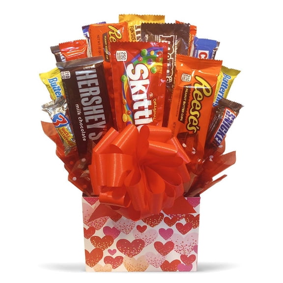 From You Flowers - I Love You Candy Bouquet for Birthday, Anniversary, Get Well, Congratulations, Thank You, All Occasions