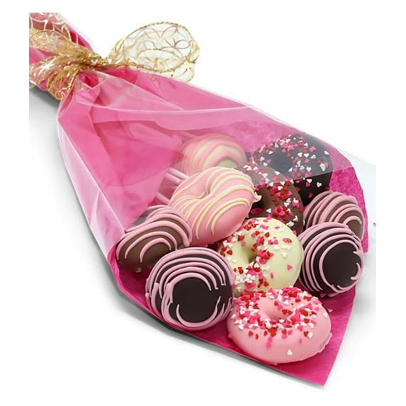 From You Flowers - I Love You Donut Bouquet for Birthday, Anniversary, Get Well, Congratulations, Thank You, All Occasions