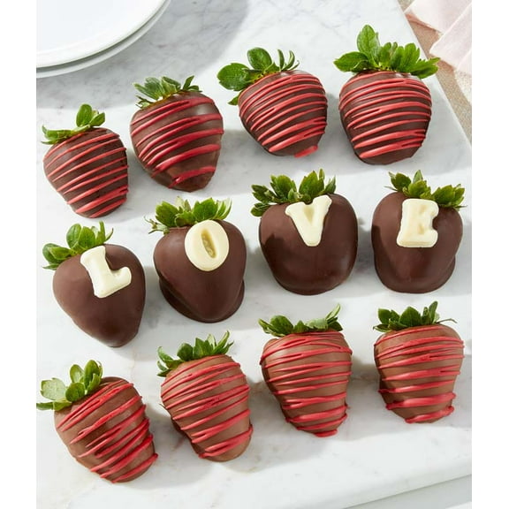 From You Flowers - Love Chocolate Covered Strawberry (12 pieces)