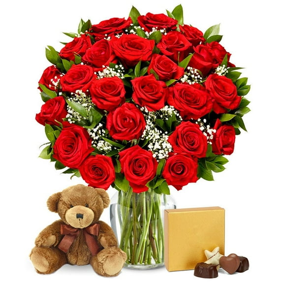 From You Flowers - One Dozen Long Stemmed Red Roses for Birthday, Anniversary, Get Well, Congratulations, Thank You, All Occasions