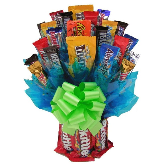 From You Flowers - Skittles Candy Bouquet for Birthday, Anniversary, Get Well, Congratulations, Thank You, All Occasions
