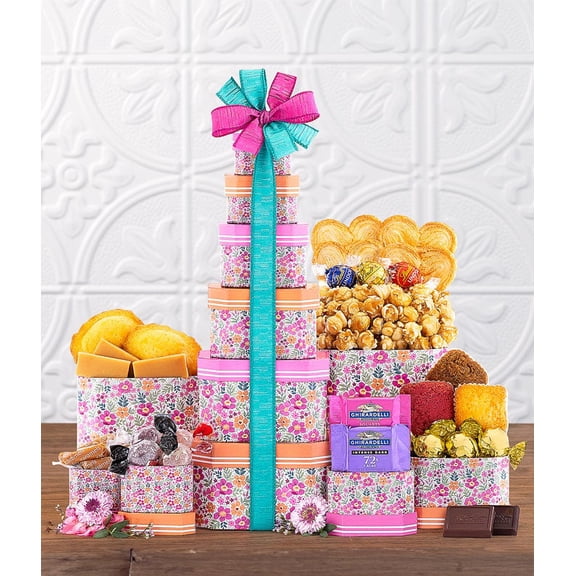 From You Flowers - Spring Jubilee Gift Tower for Birthday, Anniversary, Get Well, Congratulations, Thank You, All Occasions
