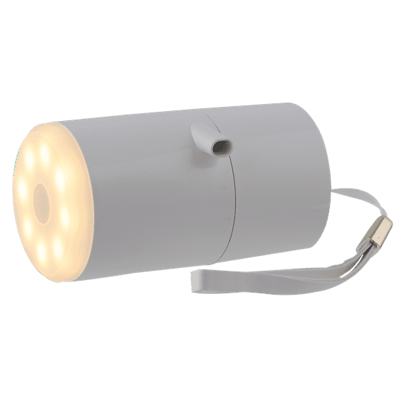 From Your Feed White Ultra Mini Rechargeable Air Pump with Included Tips and Flashlight