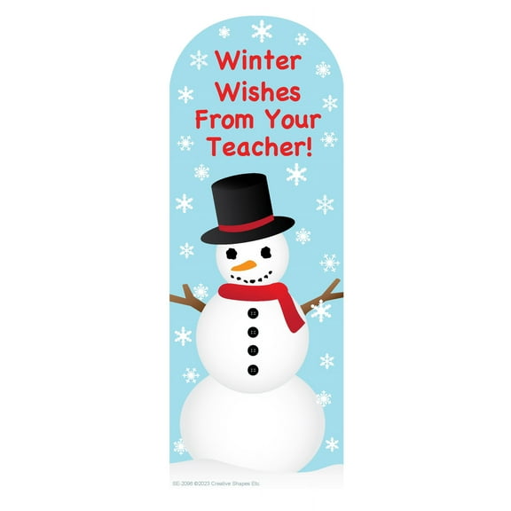 SHAPES ETC. From Your Teacher Bookmarks - Wonderful Winter