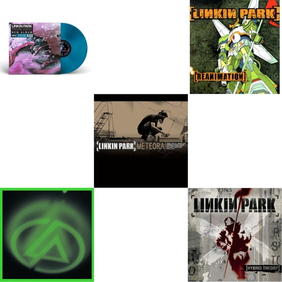From Zero (Translucent Sea Blue LP Vinyl) & Papercuts (2LP) & Meteora & Reanimation & Hybrid Theory