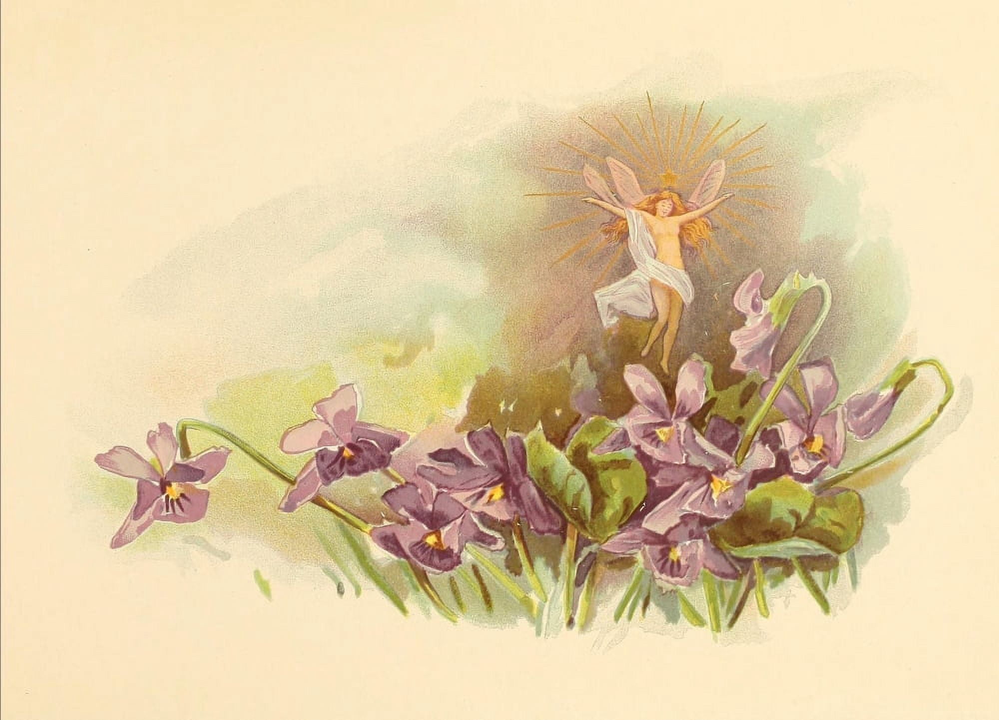 From a Poets Garden 1895 Fairy Canvas Art - Bessie Gray (24 x 36)