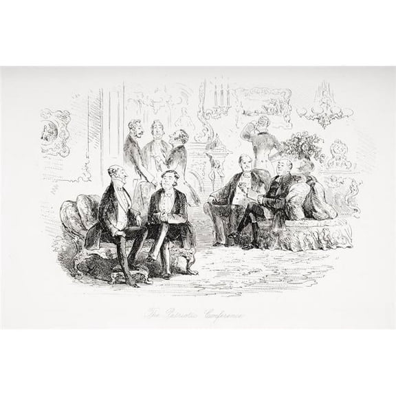 From the Charles Dickens Novel Little Dorrit. Poster Print - 18 x 12