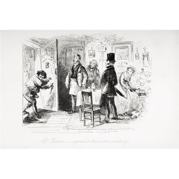 From the Charles Dickens Novel Little Dorrit. Poster Print - 36 x 24