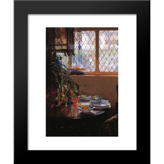 From the Dining Room Window 20x24 Framed Art Print by Guy Rose