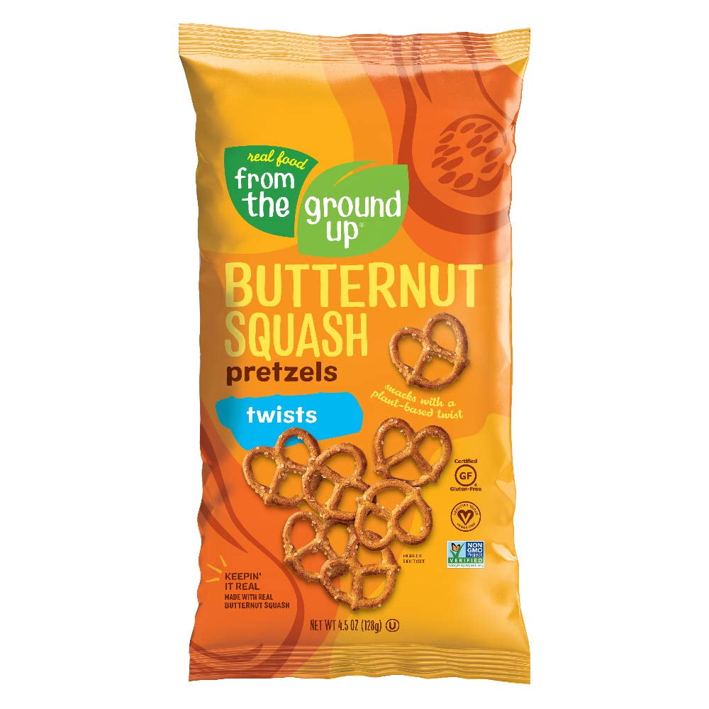 From the Ground Up Butternut Squash Pretzel Twists, 4.5 OZ (Pack of 4)