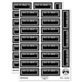 thumbnail image 1 of From the Library of Fun Border Book Sticker Set - Black - Matte Finish - 2.00" Large, 1 of 7
