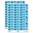 thumbnail image 1 of From the Library of Teacher Student School Sticker Set - Light Blue - Matte Finish - 1.5" Small, 1 of 7