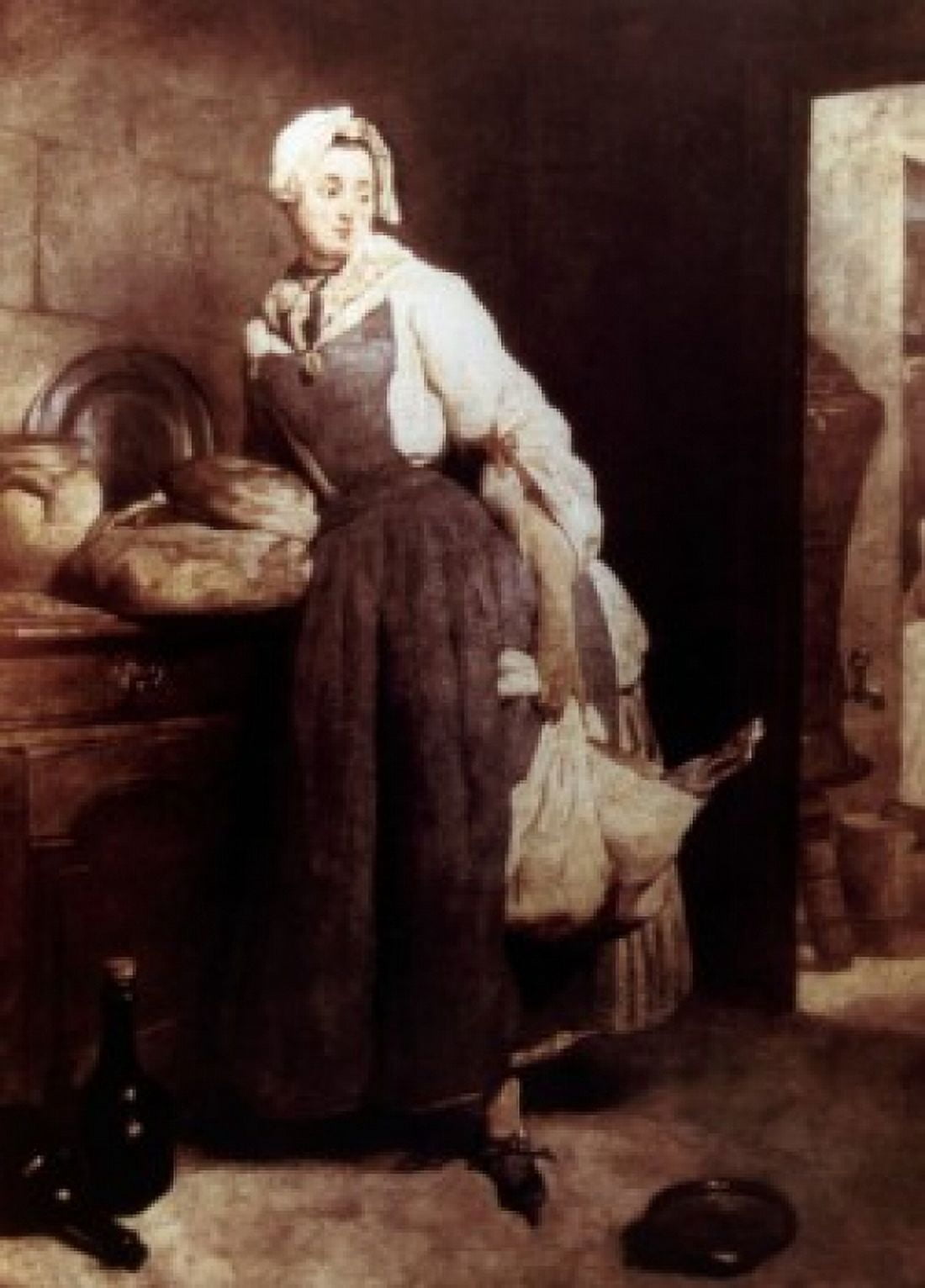From the Market by Jean-Simeon Chardin 1739 1699-1779 France Paris Musee du Louvre Canvas Art - Jean-Simeon Chardin (18 x 24)