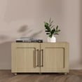 thumbnail image 1 of From the Tree Furniture Arden Low Storage Cabinet, Natural Oak, 32"W Modern Sideboard with Soft-Close Wood Doors, Modular Accent Cabinet, 1 of 7