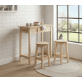 thumbnail image 1 of From the Tree Furniture - Breakfast Table Set with Stools, Unfinished, Kitchen/Dining Room, Farmhouse Style, 1 of 6