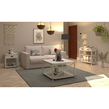 From the Tree Furniture Living Room Coffee Table Grey