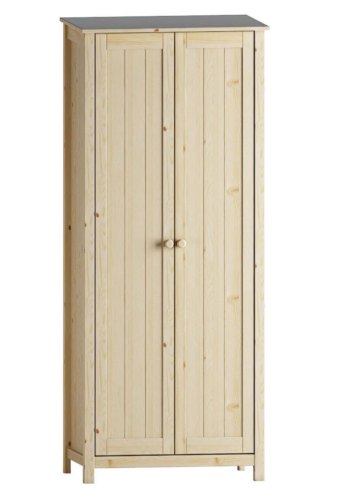 Unfinished wood wardrobe closet deals