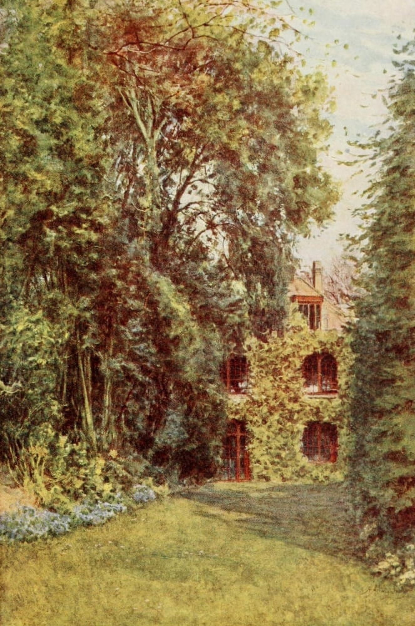 From the Upper Lawn Canvas Art - Helen Allingham (18 x 24)