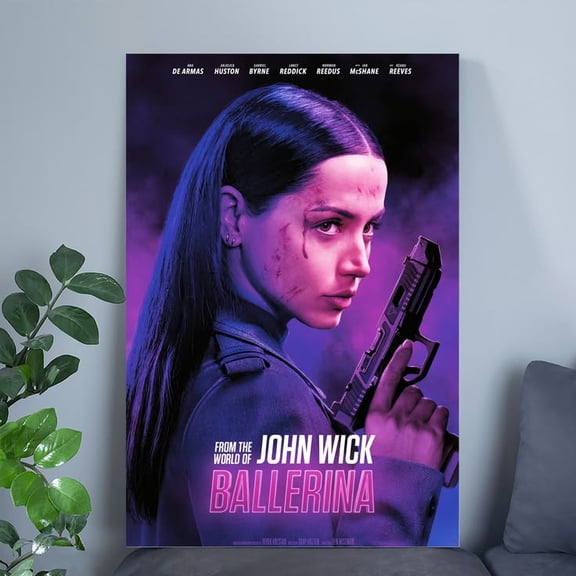 From the World of John Wick: Ballerina (2025) Movie Poster Size 24''x36'' Goldengate