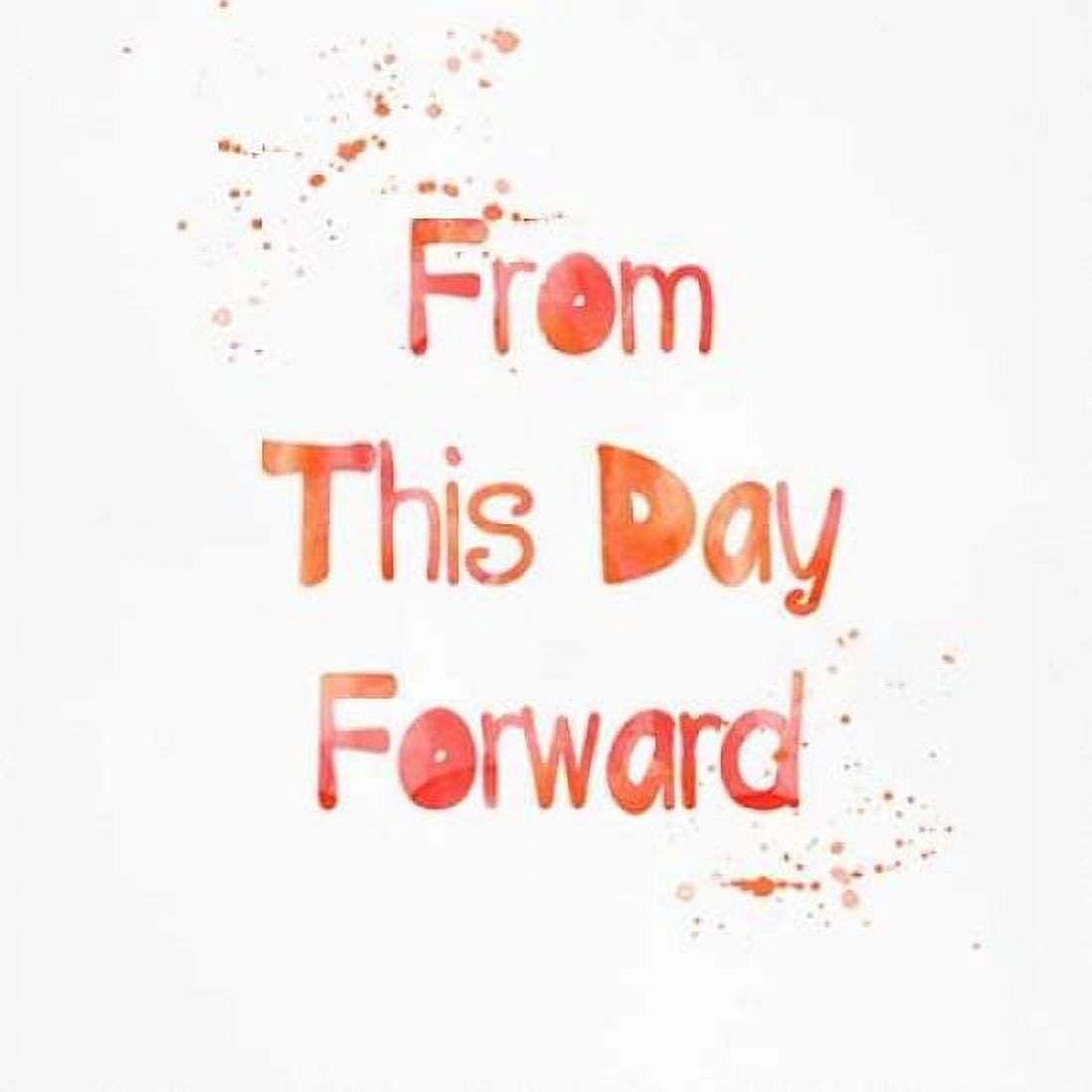 From this Day Forward Canvas Art - Linda Woods (24 x 24)