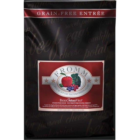 Fromm Four Star Beef Frittata Veg Recipe Dry Dog Food 12 lb