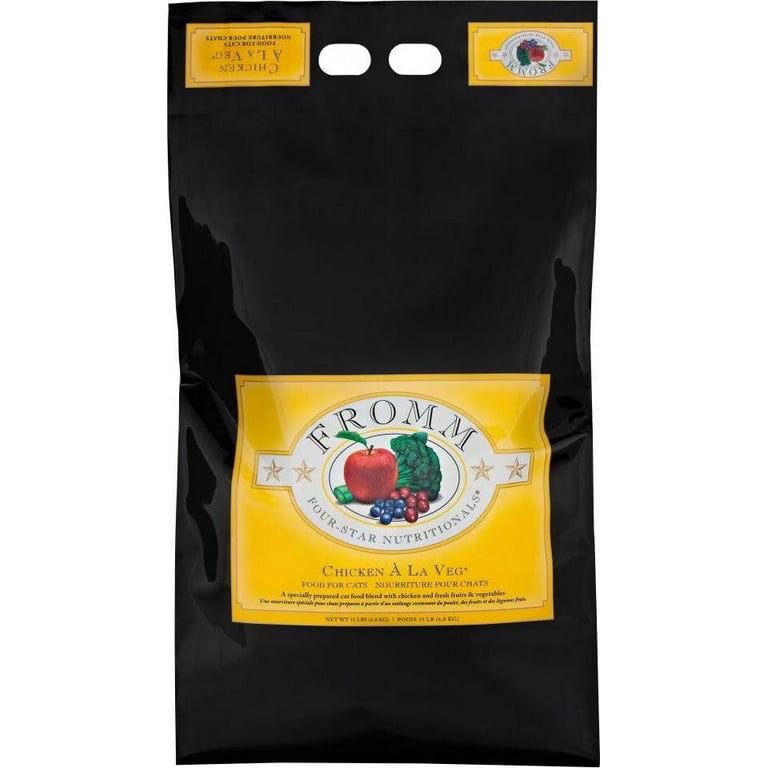 Fromm Four Star Chicken La Veg Recipe Dry Cat Food 4 lb Walmart
