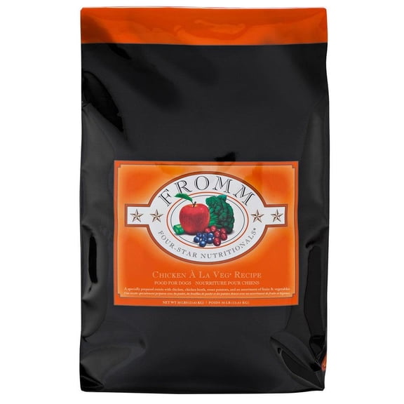 Fromm Four Star Chicken La Veg Recipe Dry Dog Food 12 lb