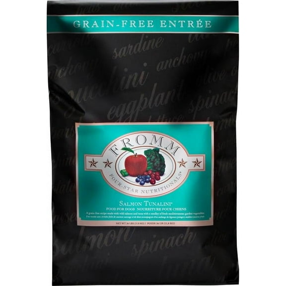 Fromm Four Star Grain Free Salmon Tunalini Recipe Dry Dog Food 12 lb