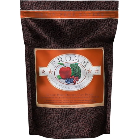 Fromm Four-Star Nutritionals Game Bird Cat Food - Premium Dry Cat Food - Turkey Recipe - 4 lb