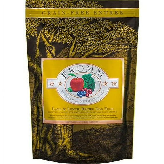 Fromm Four Star Nutritionals Grain-Free Lamb & Lentils Dry Dog Food, 26 lb