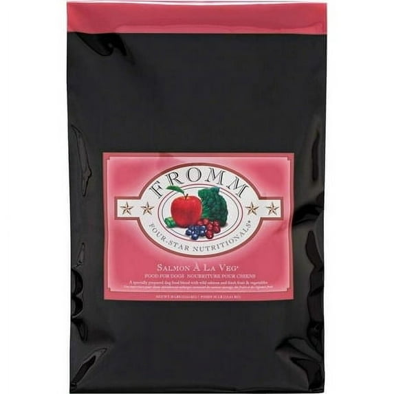 Fromm Four Star Salmon La Veg Recipe Dry Dog Food 4 lb