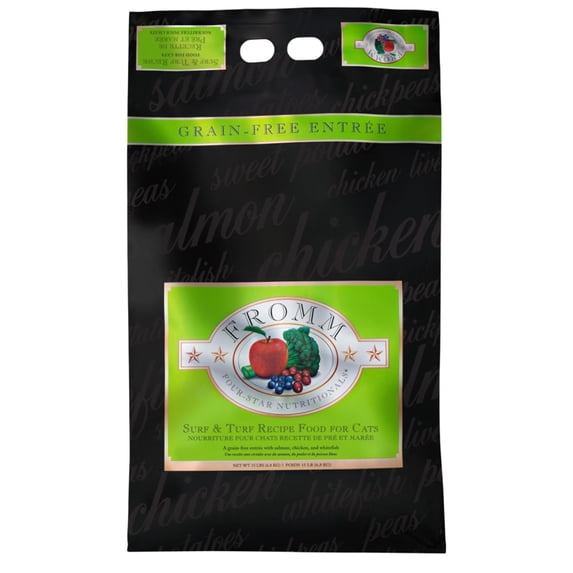 Fromm Four-Star Nutritionals Surf & Turf Dry Cat Food, 4-Lb (Size: 4-Lb)