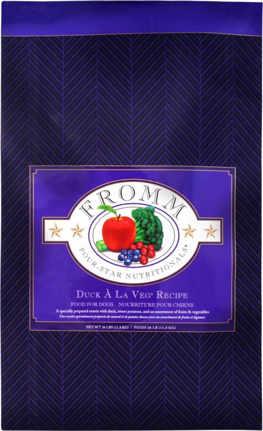 Fromm Fromm Four Star Duck A La Veg Recipe Dry Dog Food 4 lb
