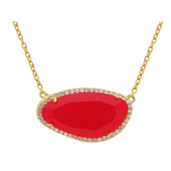 Fronay Collection Signature Becky Gold Plated Silver Necklace