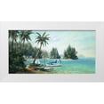 thumbnail image 1 of Fronckowiak, Art 18x11 White Modern Wood Framed Museum Art Print Titled - Island Cove, 1 of 4