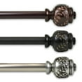 thumbnail image 1 of Frond 1" Curtain Rod 66-120 inch - Bronze, 1 of 2