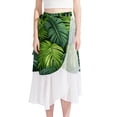 thumbnail image 1 of Frond Chic Chiffon Beach Dress with Polyester Straps - for Beach Skirts, 1 of 6