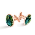thumbnail image 1 of Frond Stylish Silver Jewelry Men’s Cufflinks Set for Formal Attire Made of Stainless Steel – for Work and Special Occasions, 1 of 1