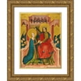 thumbnail image 1 of Frondenb Altarpiece 11x14 Gold Ornate Wood Framed with Double Matting Museum Art Print Titled - Coronation of the Virgin, 1 of 4