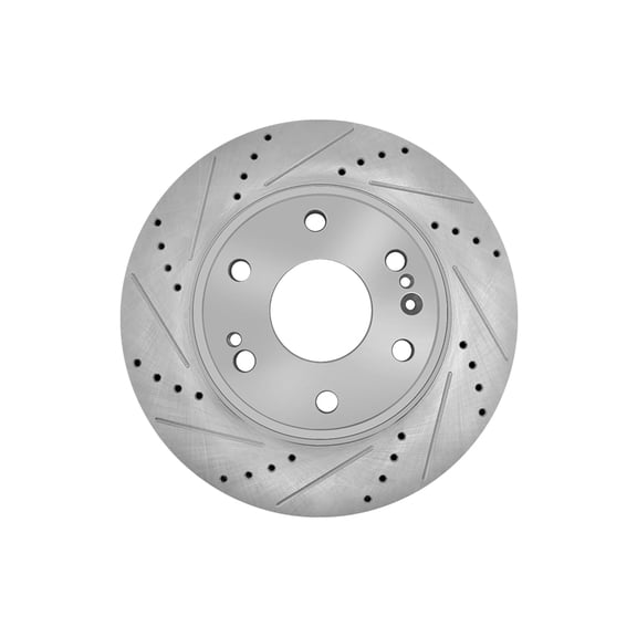 Front 1 Piece Right 330mm Drilled Slotted Brake Disc Rotor For 2015-2020 Chevrolet Suburban